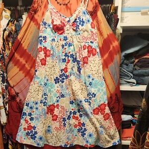 Floral Spaghetti Strap Dress